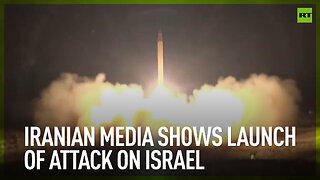 Iranian media shows launch of attack on Israel