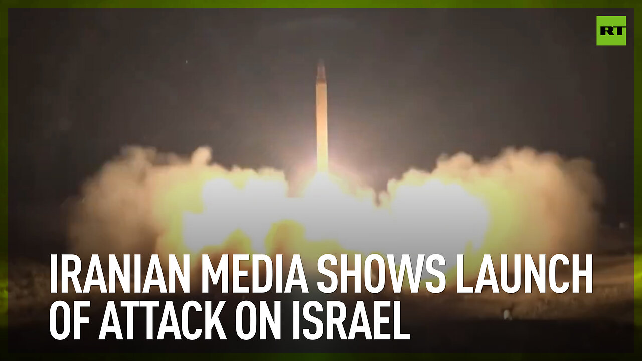 Iranian media shows launch of attack on Israel