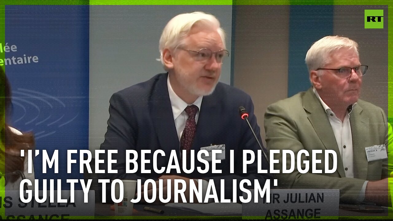 I’m free today because I pledged guilty to journalism – Assange