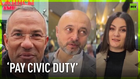Moldovans from Russia travel to neighboring country to cast vote