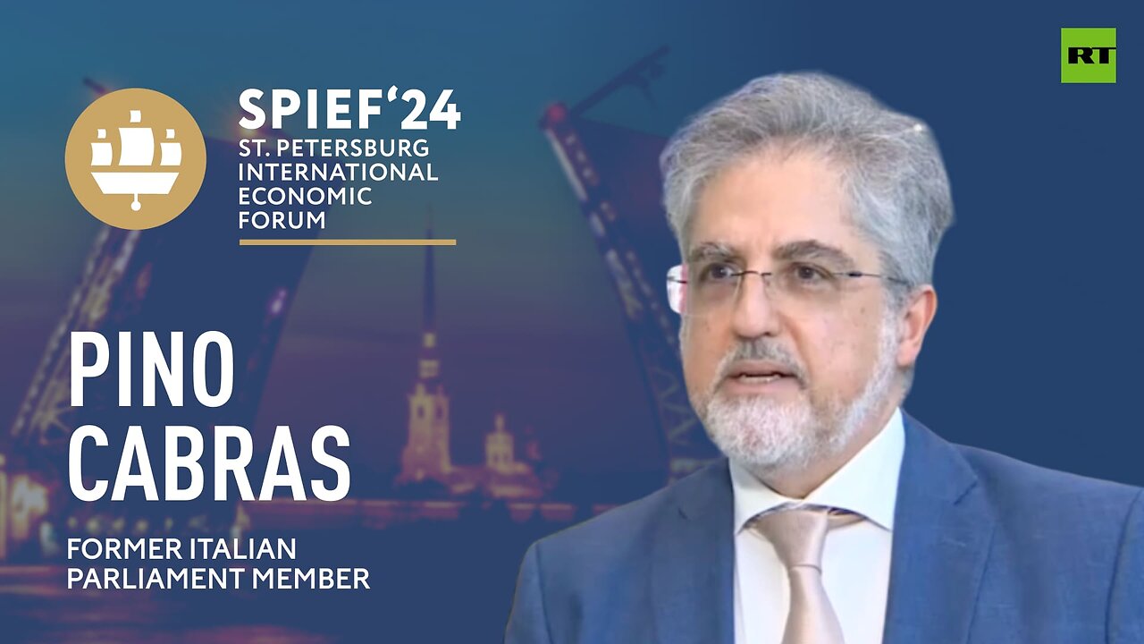 SPIEF 2024 | People in EU understand that peace is impossible without Russia – Pino Cabras