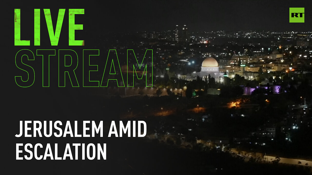 Live from Jerusalem as sirens can be heard all over the city