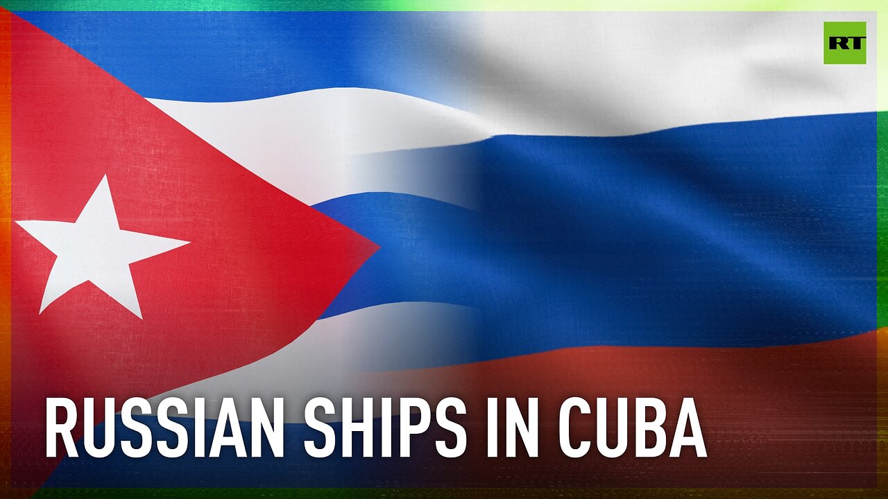 Cuban president visits Havana port where Russian ships are docked