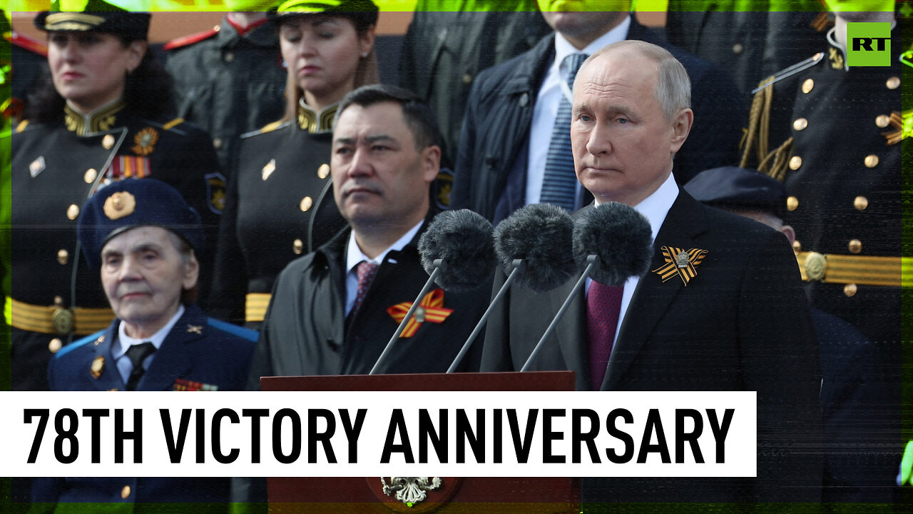 Putin speaks at Victory Day Parade in Moscow's Red Square