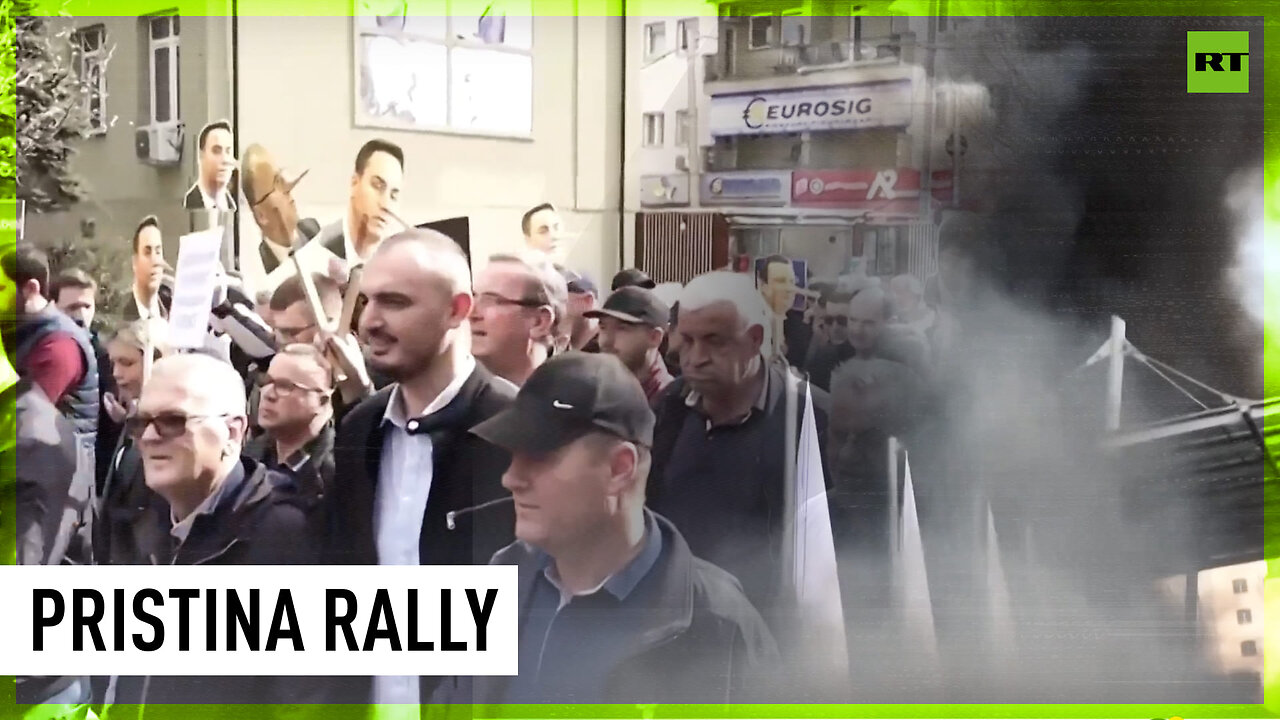 Smoke & fury | Protesters denounce Franco-German proposal on Kosovo