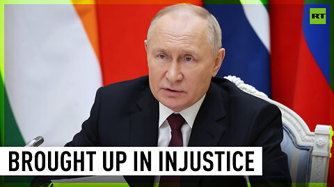 Generations of Palestinians have been brought up in injustice - Putin