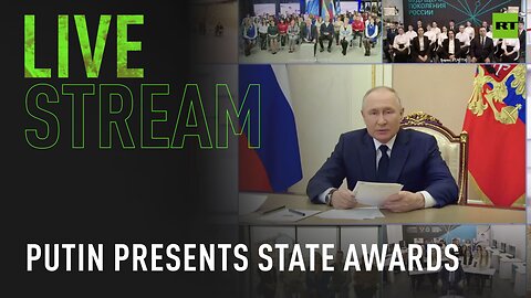 Putin presents state awards to teachers via video conference [TAPE]