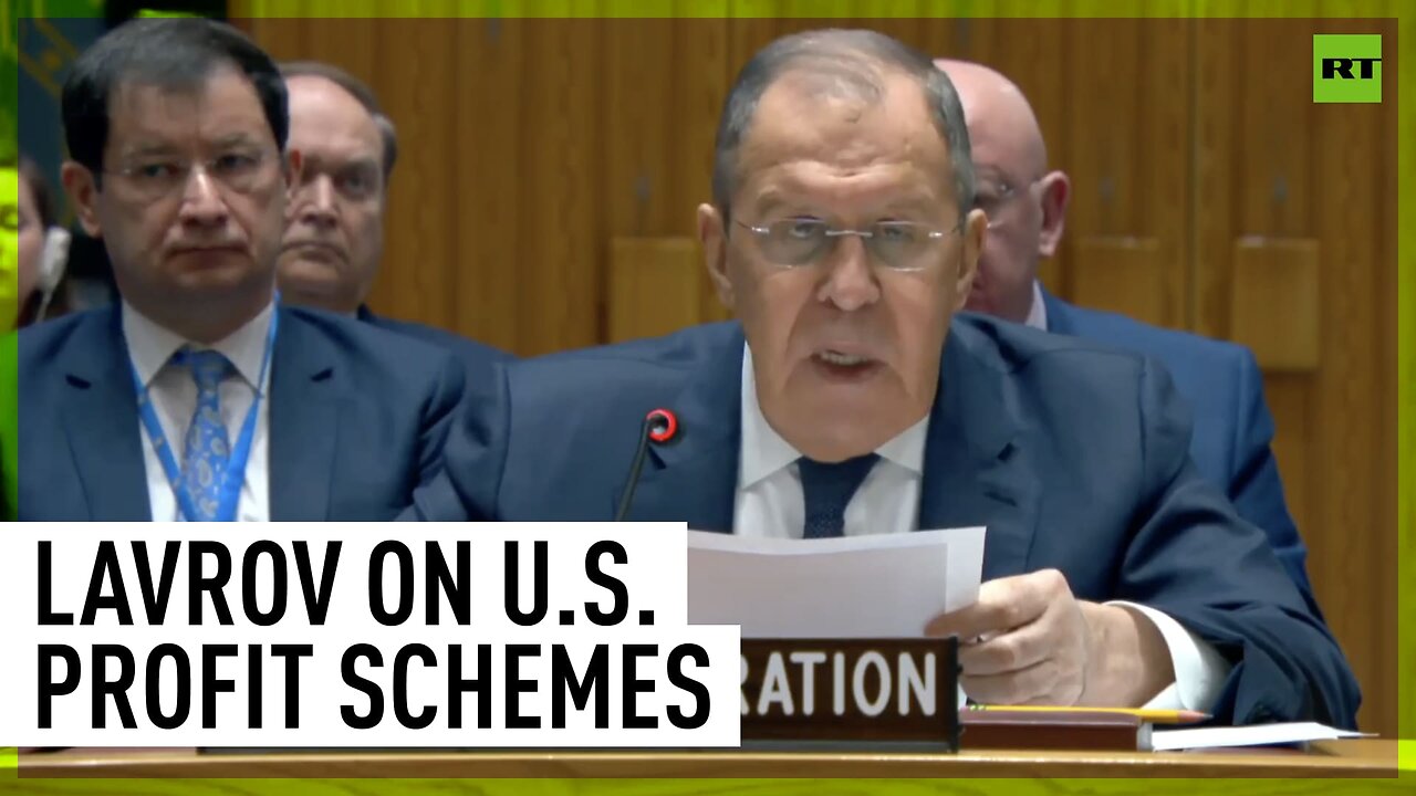 Ukraine conflict serves to raise profits for the US – Lavrov