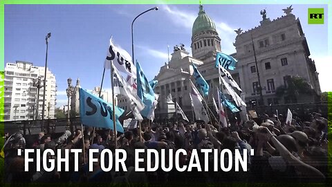 Students denounce Milei's veto against increasing universities budget