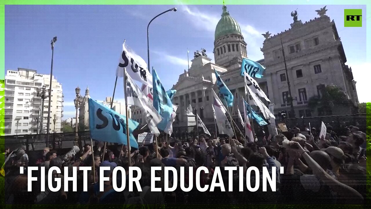 Students denounce Milei's veto against increasing universities budget