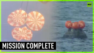 NASA’s Orion returns safely to Earth