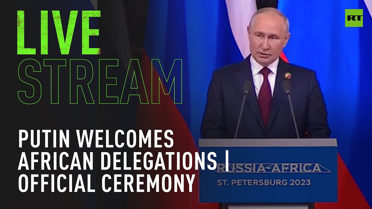 Putin welcomes leaders of African delegations: official ceremony