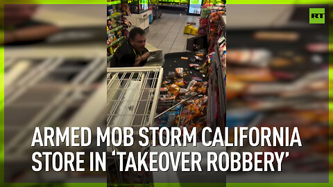 Armed mob storm California store in ‘takeover robbery’