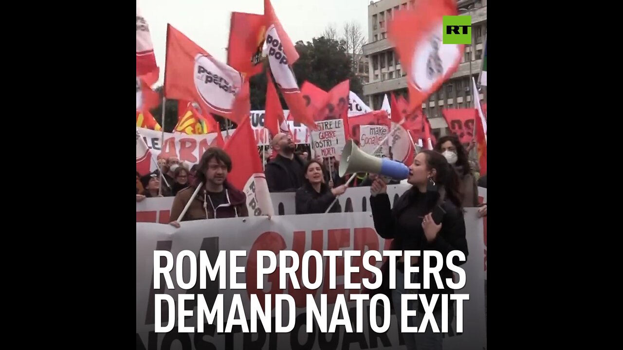 Rome protesters demand NATO exit