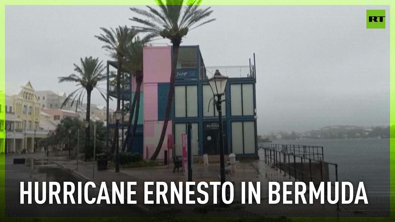 Locals in Bermuda hunker down as Hurricane Ernesto makes landfall