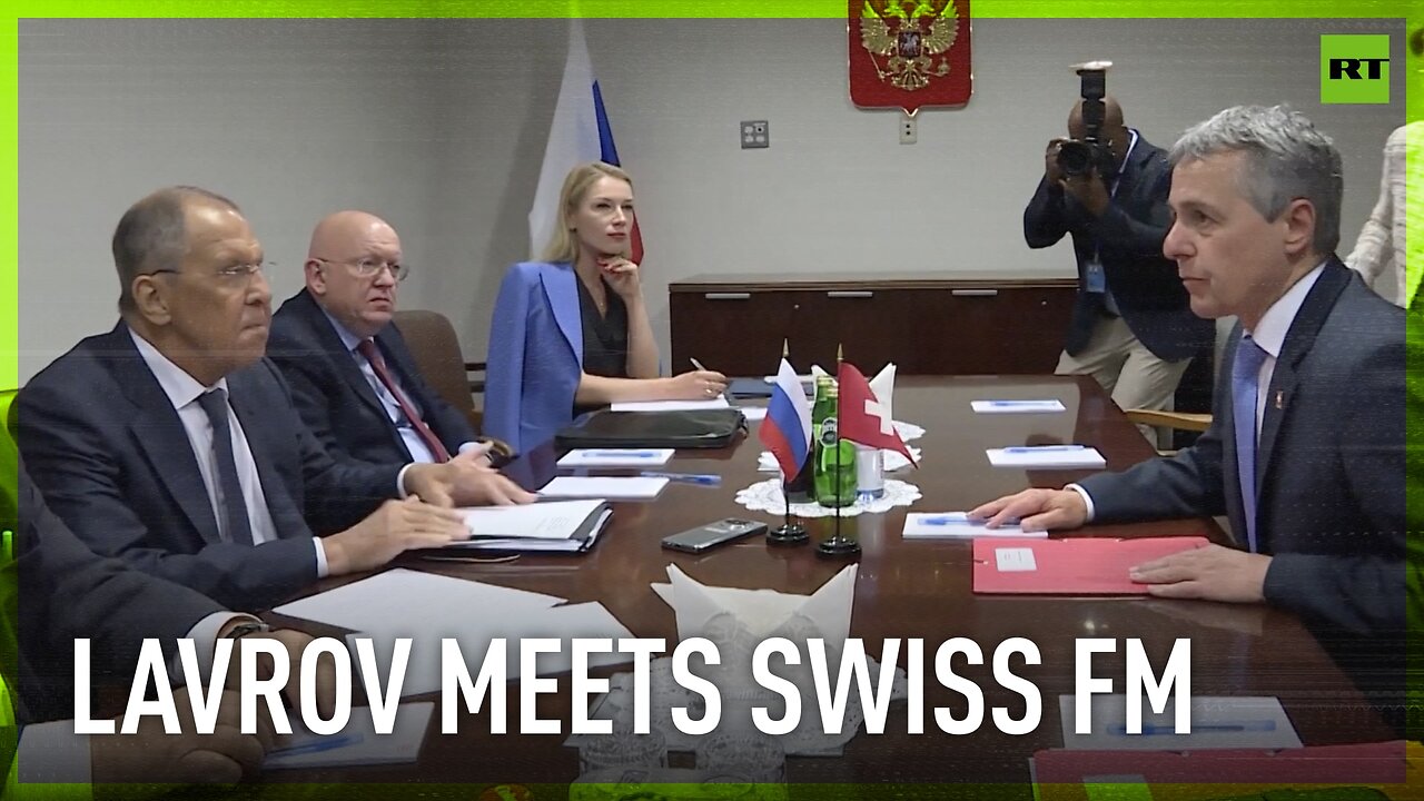 Lavrov holds talks with Swiss Foreign Minister