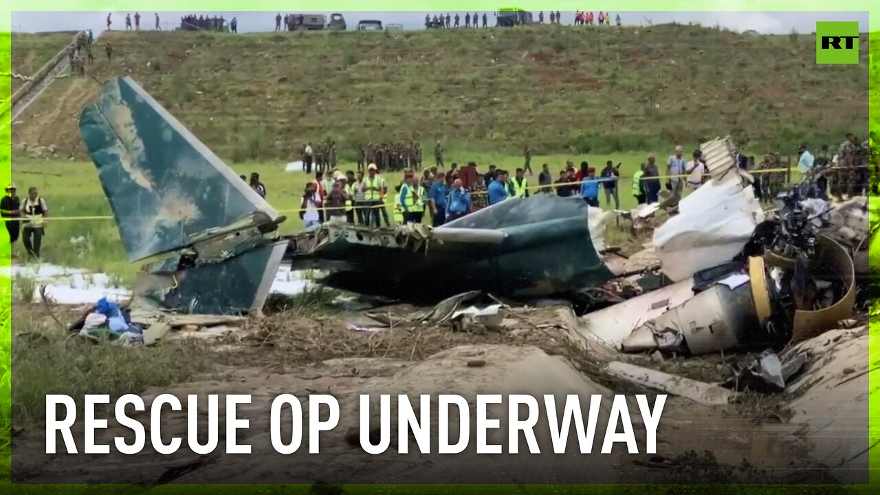 Aftermath of horrific plane crash in Nepal