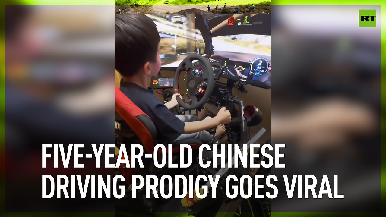 Five-year-old Chinese driving prodigy goes viral