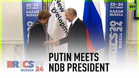 Putin meets with New Development Bank head at BRICS Summit in Kazan