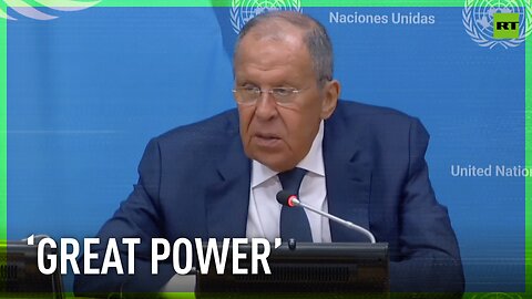 India is a great power - Lavrov