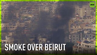 Smoke plumes rise over Beirut and its suburbs after night of Israeli strikes