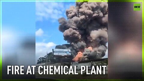 BioLab chemical plant catches fire in Georgia, US