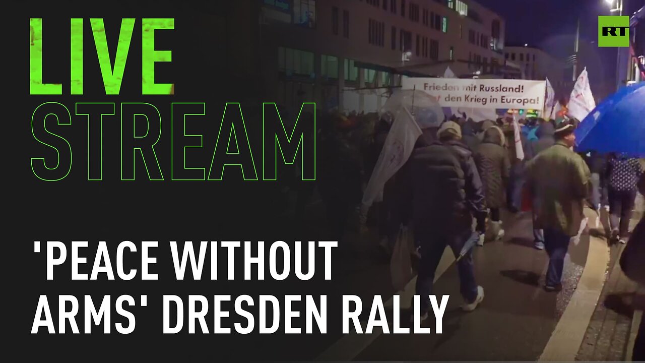 Activists rally for peace without arms in Dresden