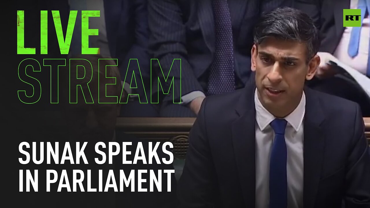 Rishi Sunak delivers speech in parliament on possible further strikes in Yemen