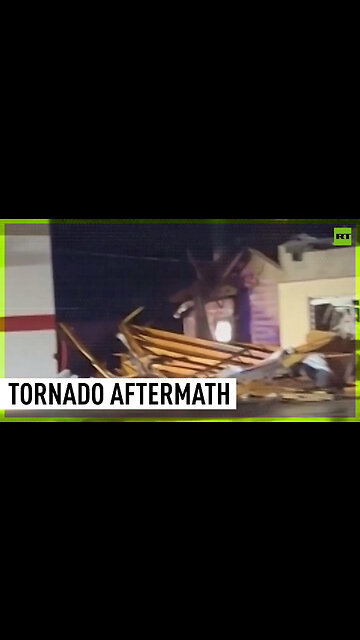 Severe storm ruins buildings in Oklahoma