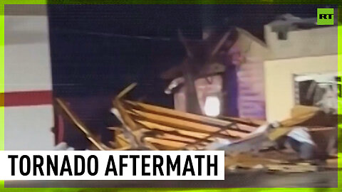 Severe storm ruins buildings in Oklahoma