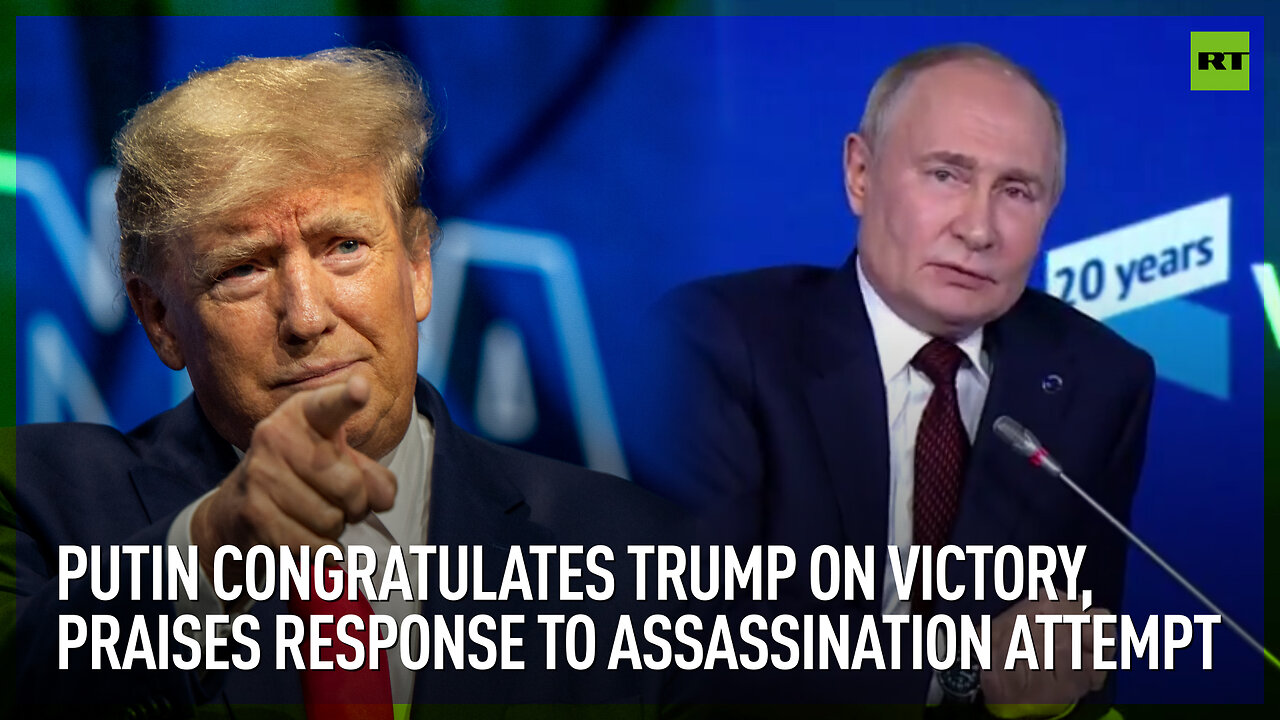 Putin congratulates Trump on victory, praises response to assassination attempt