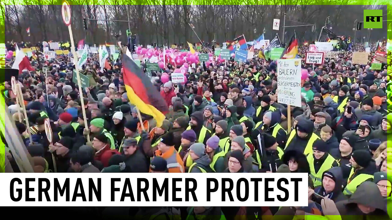 'No farmers, no food, no future' | German farmers protest against govt ...