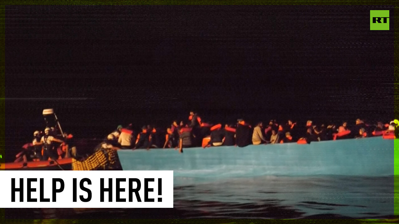 Night sea rescue | 165 migrants pulled from wooden boat off Libyan coast