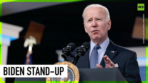 Biden mocks himself and roasts Trump