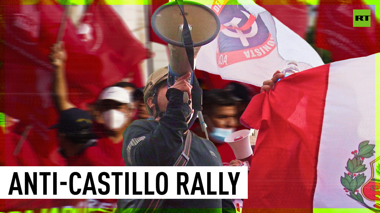 Peruvian protesters denounce president Castillo demanding his resignation