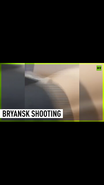 Moment of gunfire & panic during deadly school shooting in Russia