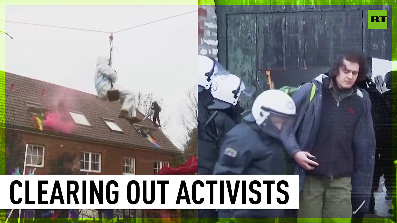 Police drag climate activists out of German village over coal mine expansion