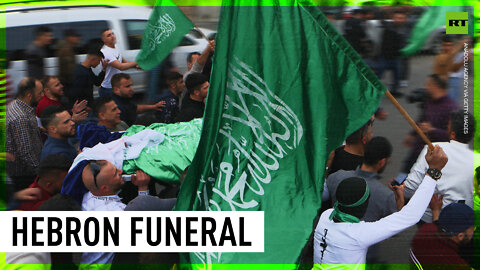 Crowds gather for funeral of protester killed in clashes with Israeli forces in Hebron