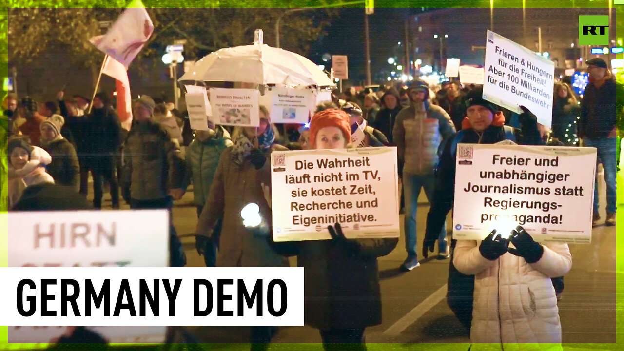 ‘No to sanctions, yes to Russian gas’ – Protesters hit Nuremberg streets