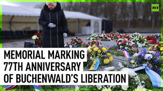 Holocaust survivors attend memorial marking 77th anniversary of Buchenwald liberation