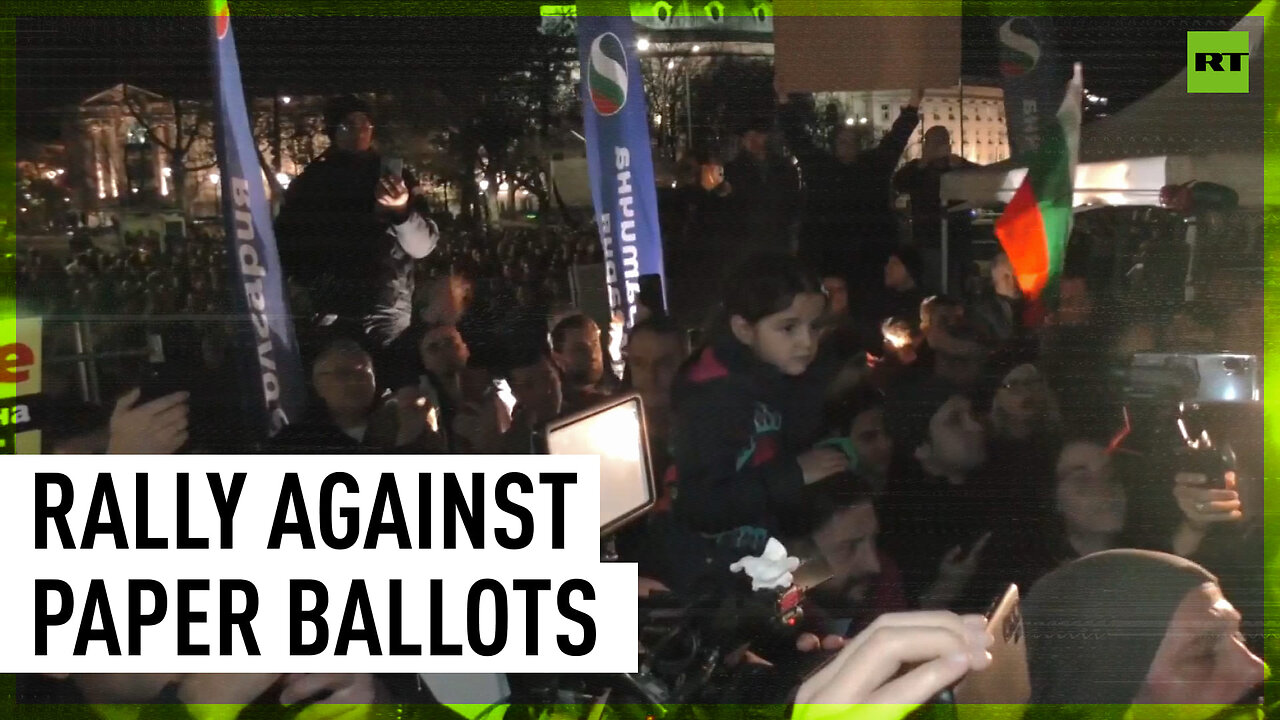 Hundreds protest govt’s attempt to revive paper ballot voting in Bulgaria