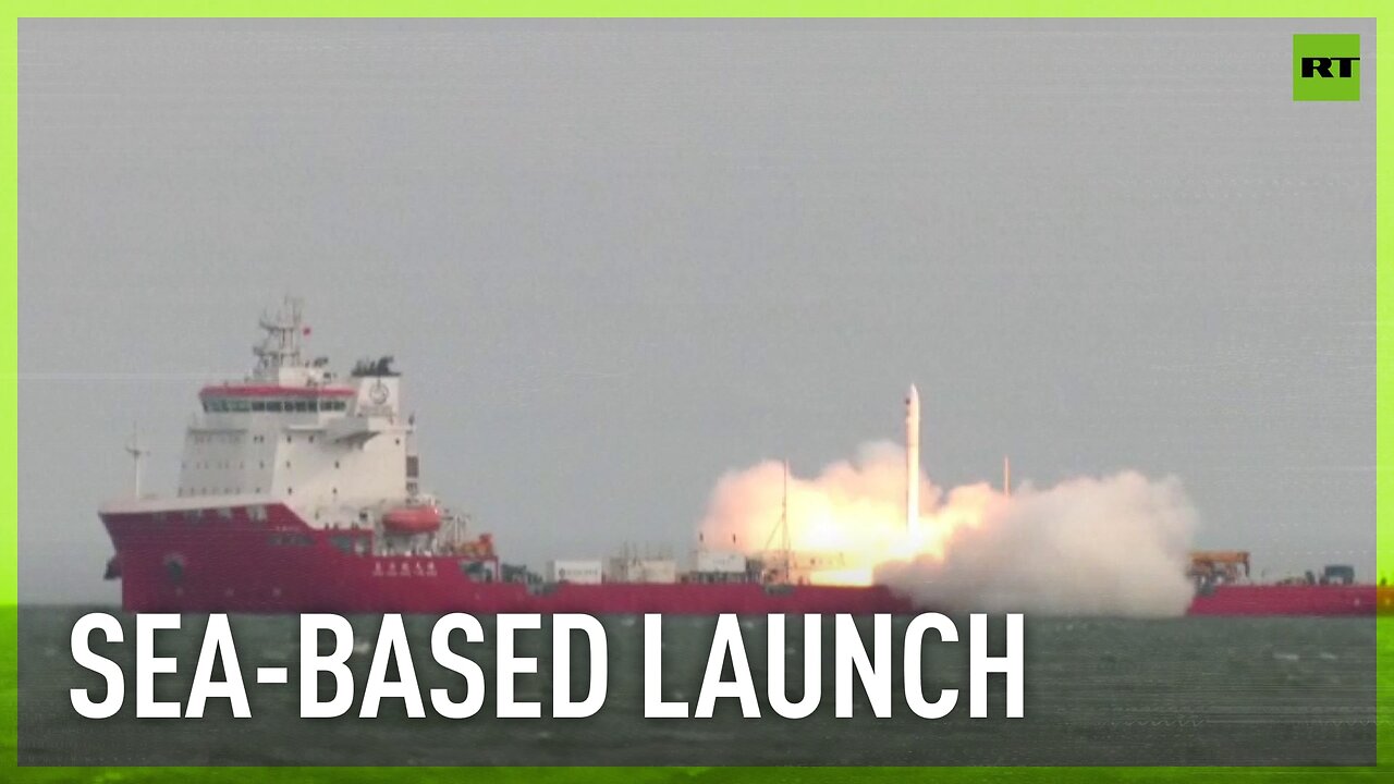 From sea to space | China's CERES-1 rocket launches six satellites into orbit