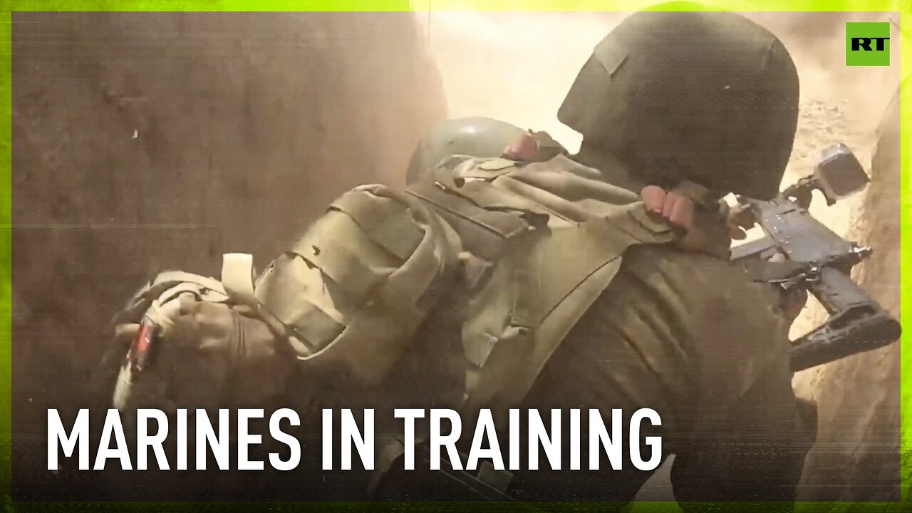 Russian marines hone combat skills