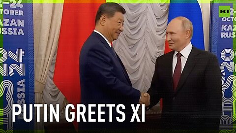 Putin meets with Xi on the sidelines of BRICS Summit in Kazan