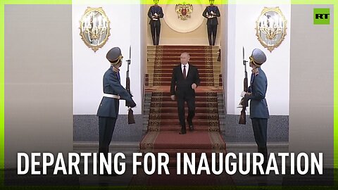 Putin departs for the inauguration ceremony