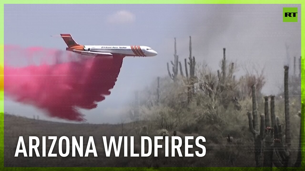 Air tankers, helicopters dispatched to battle Arizona wildfires