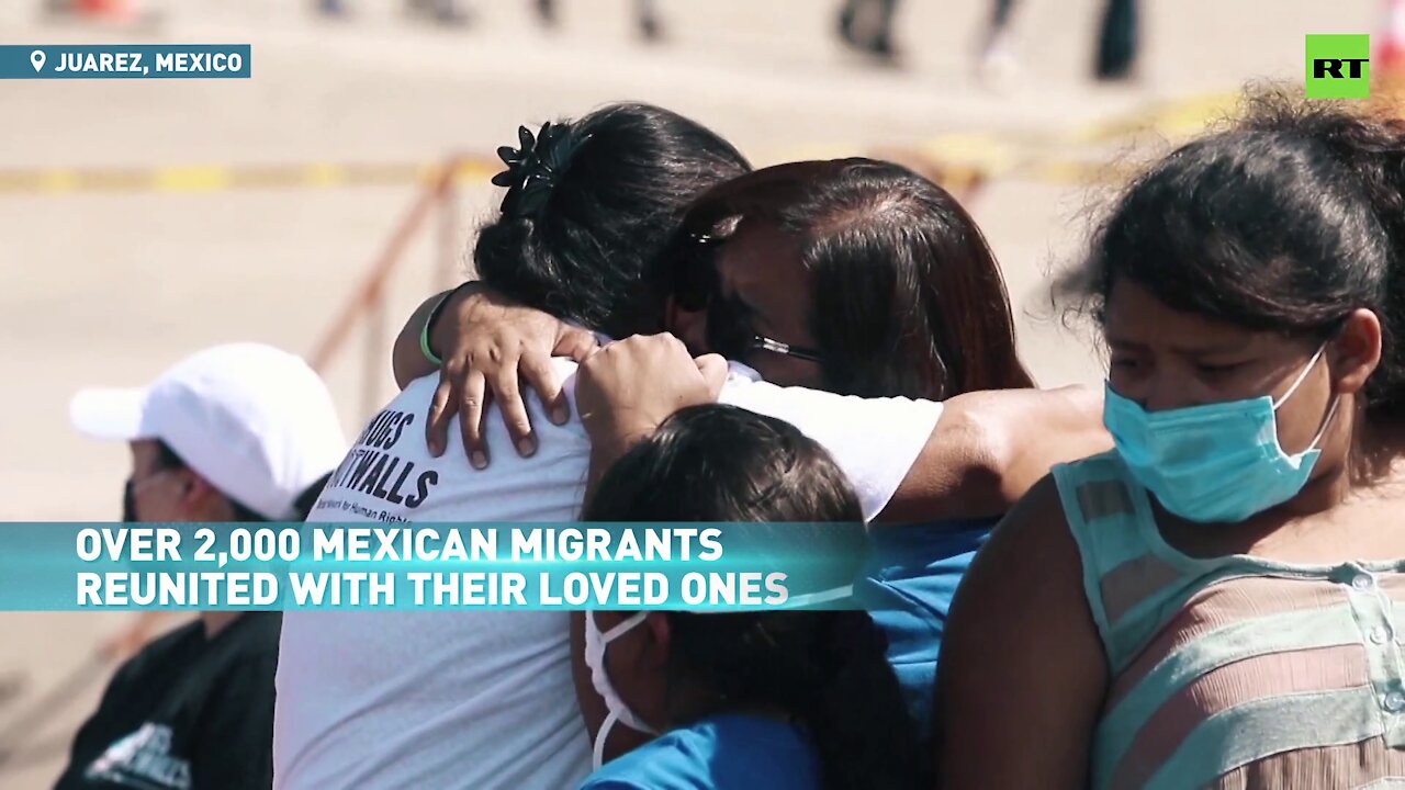 ‘Hugs not Walls’ event unites over 2,000 Mexican migrants with loved ones