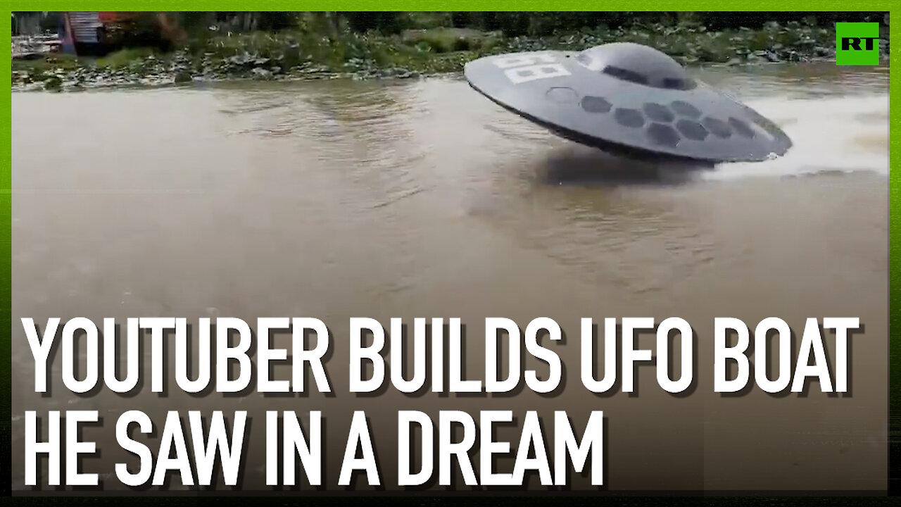 YouTuber builds UFO boat he saw in a dream