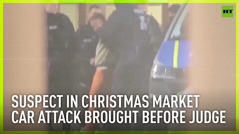 Suspect in deadly German Christmas market car attack appears before judge