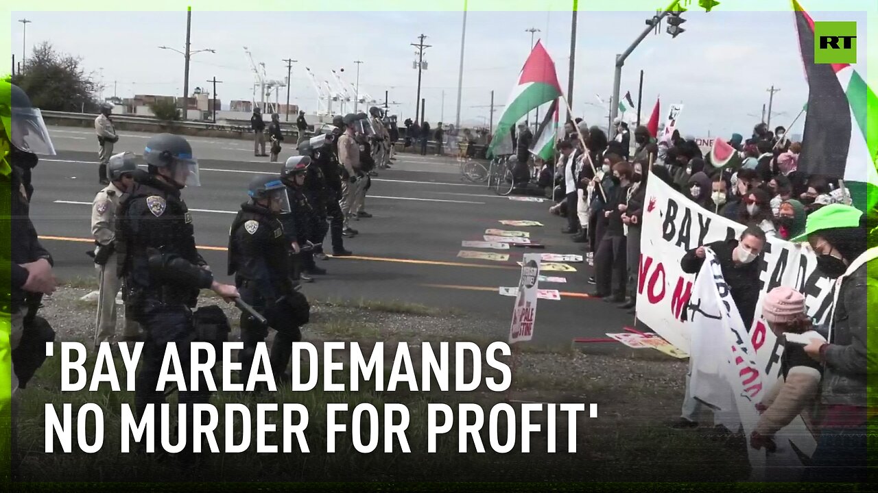 Oakland highway blocked by pro-Gaza protesters